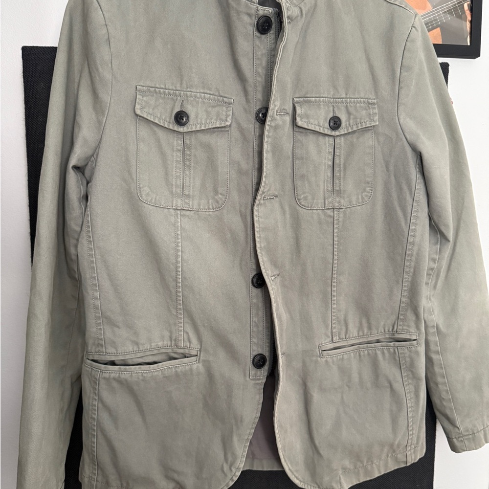 Kenneth Cole Reaction Olive Military Jacket